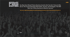 Desktop Screenshot of fitnessbusinesssummit.com
