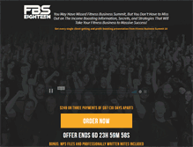 Tablet Screenshot of fitnessbusinesssummit.com